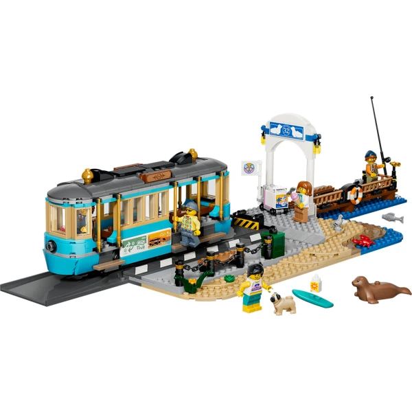 LEGO® CITY TRAINS ΚΛΑΣΙΚΟ ΠΑΡΑΘΑΛΑΣΣΙΟ ΤΡΑΜ