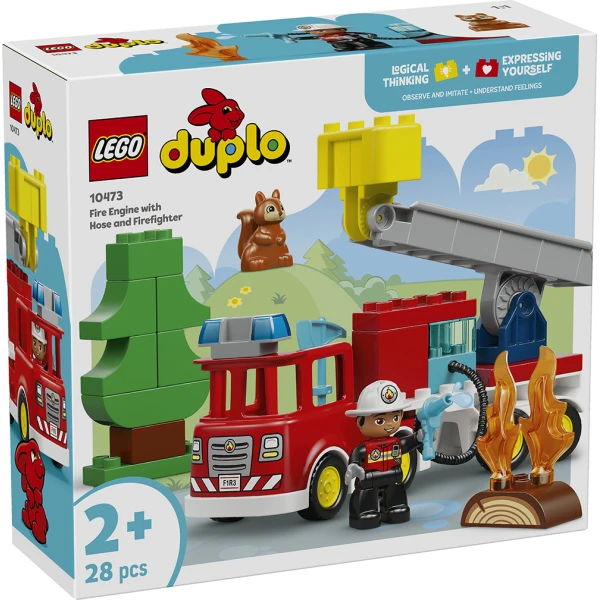 LEGO® DUPLO® TOWN ΠΥΡΟΣΒΕΣΤΙΚΟ ΌΧΗΜΑ ΜΕ ΜΑΝΙΚΑ ΚΑΙ ΠΥΡΟΣΒΕΣΤΗ