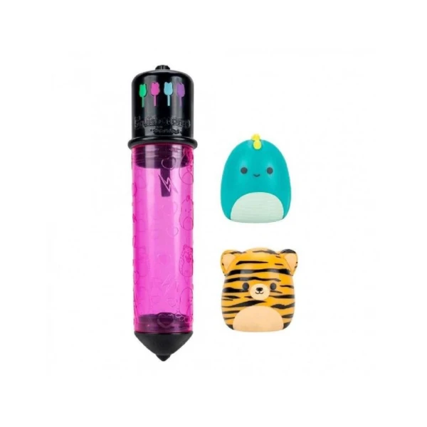 SQUISHMALLOWS SQUISH-A-LONGS SURPRISE PEN-CASE 4 PLACES WITH 2 FIGURES W6