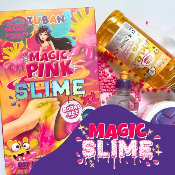 TUBAN DIY SLIME ΣΕΤ ΚΑΤΑΣΚΕΥΗΣ SLIME MAGIC PINK XL