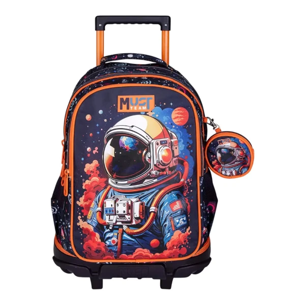 MUST TEAM SCHOOL TROLLEY BACKPACK 34x20x44 cm 3 CASES ASTRONAUT