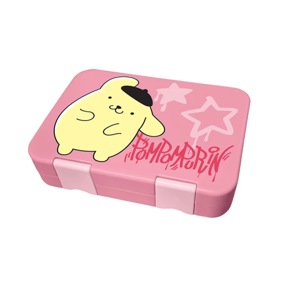 TRITAN LUNCH BOX WITH 4 COMPARTMENTS POMPOMPURIN