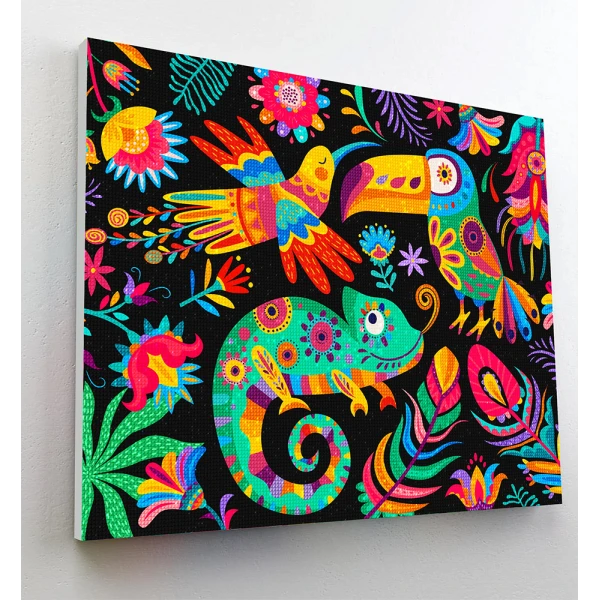 SPLAT PLANET ΣΕΤ DIAMOND PAINTING ΣΕ ΚΑΜΒΑ ΜΕ ΤΕΛΑΡΟ 30Χ40 εκ. FIESTA FIESTA