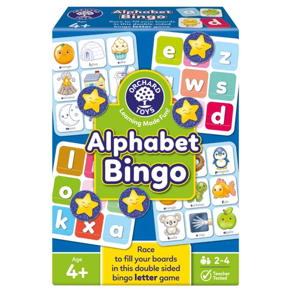 ORCHARD TOYS MEMORY BOARD GAME ALPHABET BINGO