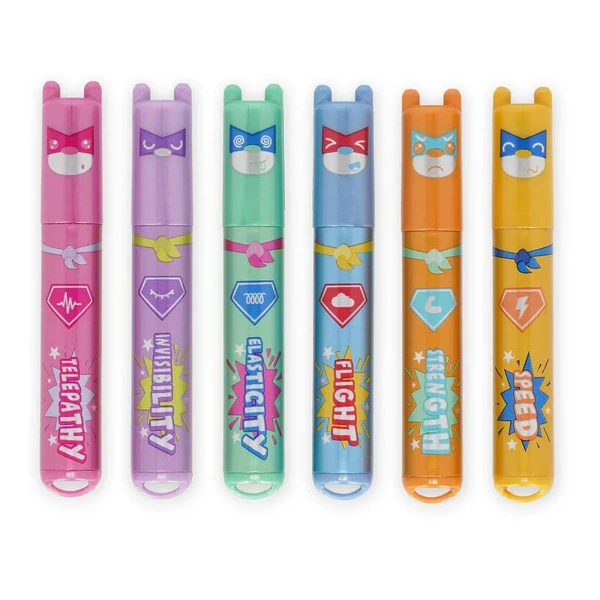 LEGAMI ΣΕΤ 6 MINI HIGHLIGHTERS - TEDDY\'S SUPERPOWER