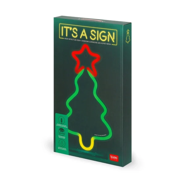 LEGAMI ΔΙΑΚΟΣΜΗΤΙΚΟ ΦΩΤΙΖΟΜΕΝΟ NEON EFFECT LED SIGN - ITS A SIGN - ΧΡΙΣΤΟΥΓΕΝΝΙΑΤΙΚΟ ΔΕΝΤΡΟ