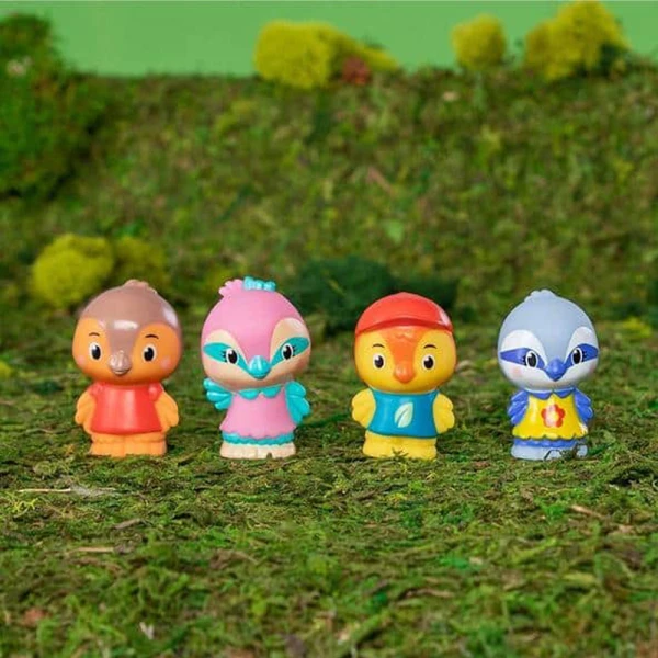 KLOROFIL EDUCATIONAL TOY FIGURES TWITWIT FAMILY 4 pcs