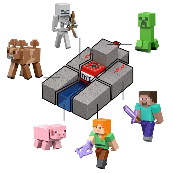MINECRAFT REDSTONE CHARGED ΦΙΓΟΥΡΑ 8 εκ. MOOSHROOM
