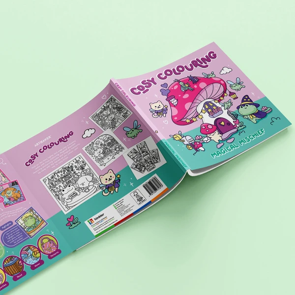 ART MAKER COSY COLOURING ΒΙΒΛΙΟ ΖΩΓΡΑΦΙΚΗΣ MAGIC MISCHIEF