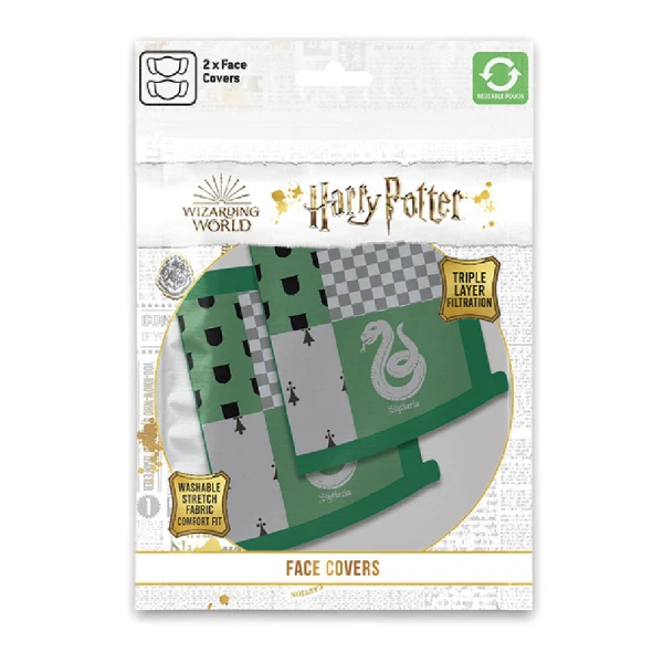 ΥΦΑΣΜΑΤΙΚΗ ΜΑΣΚΑ HARRY POTTER SLYTHERIN 2 τεμ.