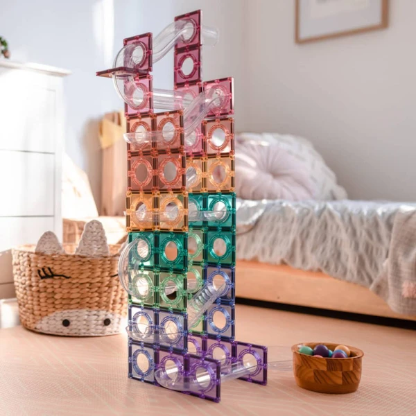 CONNETIX ΜΑΓΝΗΤΙΚΑ ΤΟΥΒΛΑΚΙΑ PASTEL BALL RUN PACK 106 τεμ.