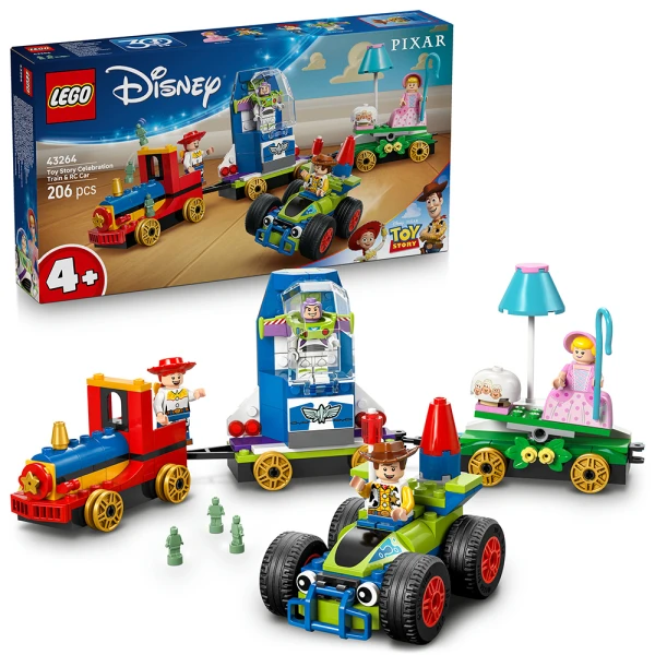 LEGO® DISNEY AND PIXARʼS ΕΟΡΤΑΣΤΙΚΟ ΤΡΕΝΟ & RC ΑΥΤΟΚΙΝΗΤΟ TOY STORY