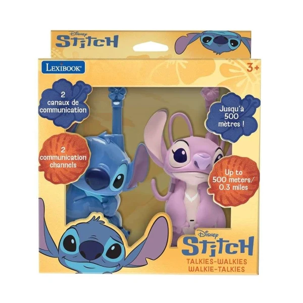 LEXIBOOK 3D STITCH & ANGEL WALKIE TALKIES
