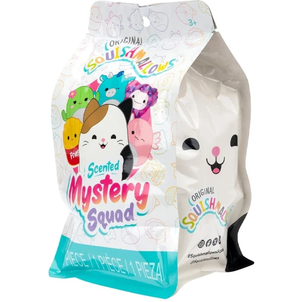 SQUISHMALLOWS SCENT MYSTERY BAG ΛΟΥΤΡΙΝΟ 13 εκ. W5 ΦΡΟΥΤΑ ΕΚΠΛΗΞΗ