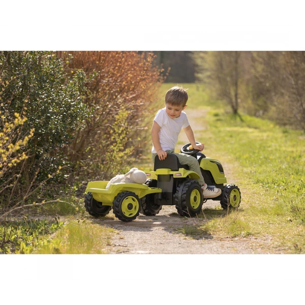 SMOBY FARMER XL ΠΡΑΣΙΝΟ ΤΡΑΚΤΕΡ ΚΑΙ ΤΡΕΙΛΕΡ