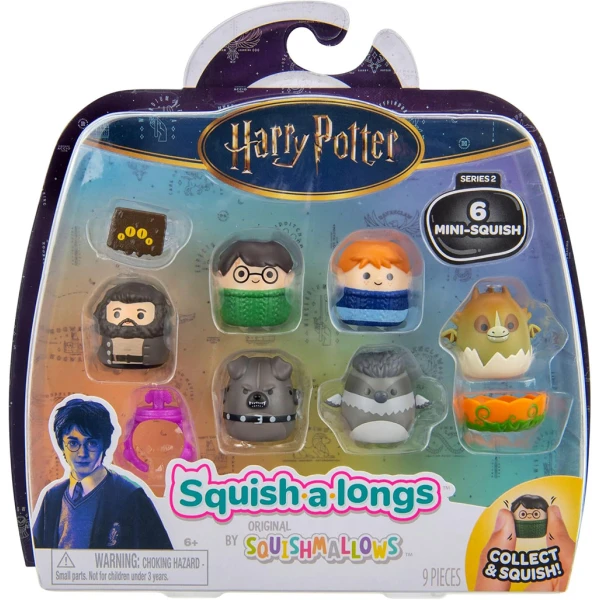 SQUISH-A-LONGS HARRY POTTER ΣΕΤ 6 τεμ. ΦΙΓΟΥΡΕΣ & ΑΞΕΣΟΥΑΡ