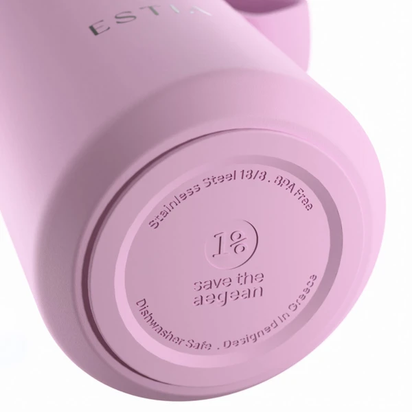 ESTIA HOME ART THERMOS PULSE SAVE THE AEGEAN 360ml LAVENDER