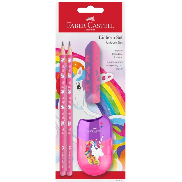 FABER-CASTELL ΣΕΤ 2 ΜΟΛΥΒΙΑ ΓΟΜΑ DF ΚΑΙ ΔΙΠΛΗ ΞΥΣΤΡΑ APPLE ΜΟΝΟΚΕΡΟΣ