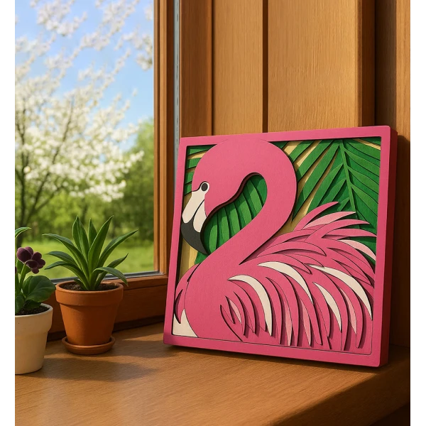 SPLAT PLANET ΞΥΛΙΝΟ ΣΕΤ ΖΩΓΡΑΦΙΚΗΣ FLAMINGO 