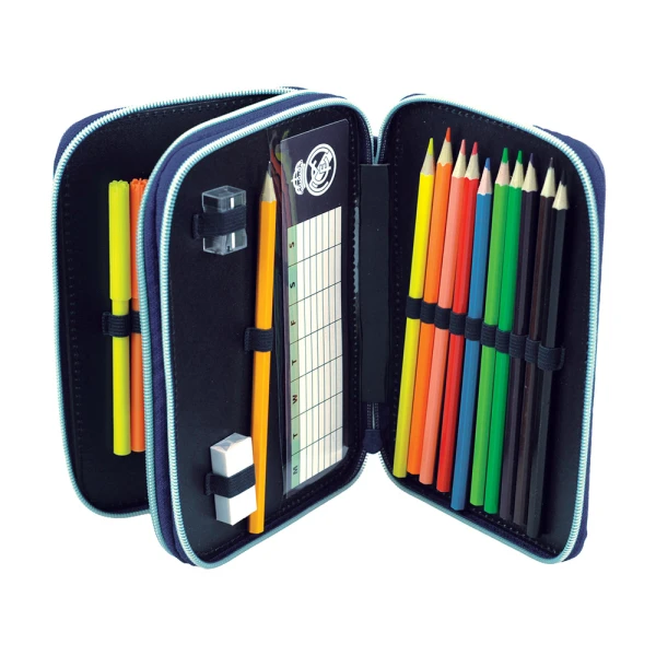 BACK ME UP DOUBLE FILLED  PENCIL CASE REAL MADRID