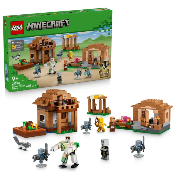 LEGO MINECRAFT® ΕΠΙΘΕΣΗ ΕΠΙΚΑΛΕΣΤΩΝ ΣΤΟ ΧΩΡΙΟ