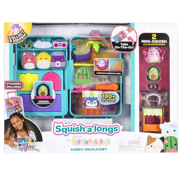 SQUISH-A-LONGS ΣΕΤ ΠΑΙΧΝΙΔΙΟΥ ΧΕΙΡΑΠΟΣΚΕΥΗ 2ΤΜΧ. ΜΕ ΦΙΓΟΥΡΕΣ & ΑΞΕΣΟΥΑΡ