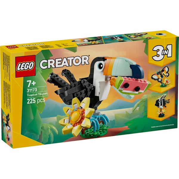 LEGO® CREATOR ΑΓΡΙΑ ΖΩΑ: ΤΡΟΠΙΚΟ ΤΟΥΚΑΝ