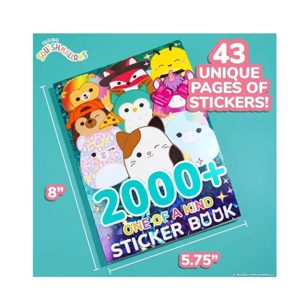SQUISHMALLOWS - STICKER BOOK 2000+ ΑΥΤΟΚΟΛΛΗΤΑ