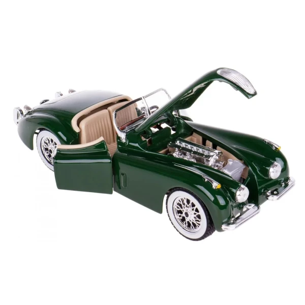 BBURAGO 1:24 JAGUAR XK120 ROADSTER (1951) GREEN