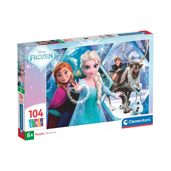 CLEMENTONI ΠΑΖΛ SUPER COLOR FROZEN 104 τεμ.