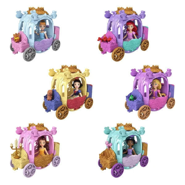 DISNEY PRINCESS CARRIAGE WITH SURPRISE MINI DOLL