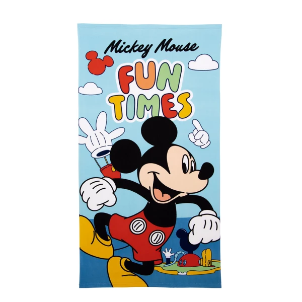 ΠΕΤΣΕΤΑ ΠΑΡΑΛΙΑΣ ΜΕ ΜΙΚΡΟΙΝΕΣ 70Χ140 εκ. MICKEY MOUSE FUN TIMES