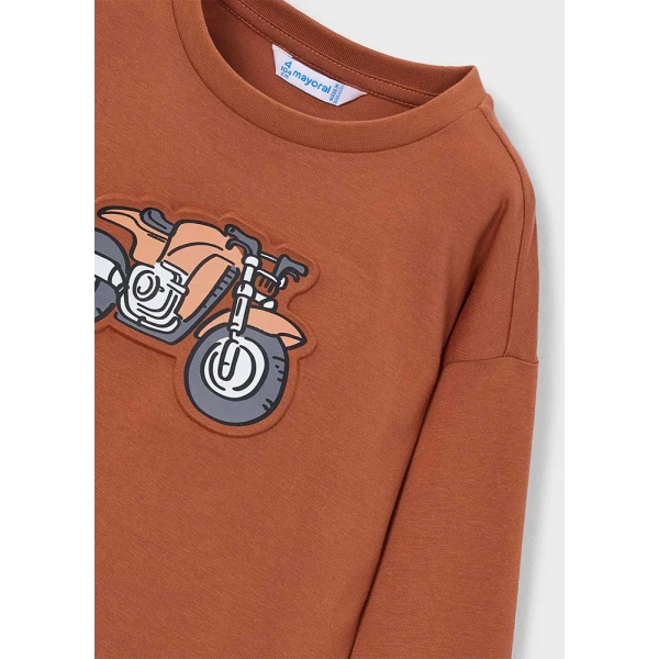 MAYORAL T-SHIRT ΜΑΚΡΥΜΑΝΙΚΟ ΚΕΡΑΜΙΔΙ 