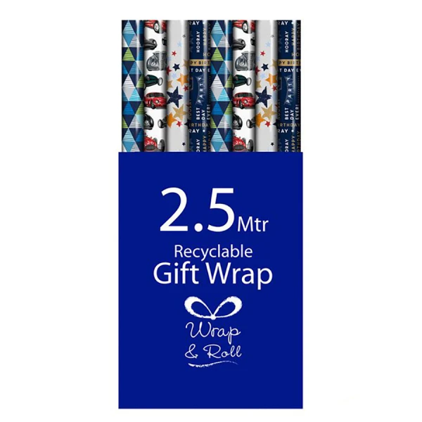 WRAPPING PAPER 0.70X2M BOY