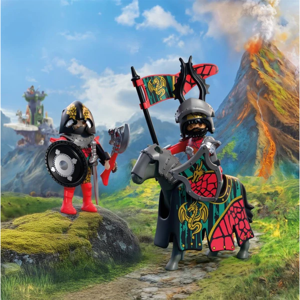 PLAYMOBIL KNIGHTS ΑΡΧΗΓΟΣ ΙΠΠΟΤΩΝ ΔΡΑΚΩΝ ΚΑΙ ΠΟΛΕΜΙΣΤΗΣ