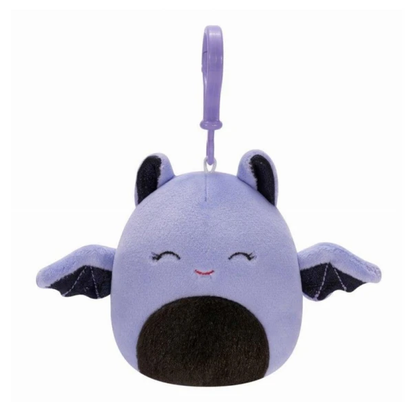 SQUISHMALLOWS ΛΟΥΤΡΙΝΟ ΜΕ ΚΛΙΠ 9 εκ. JOLDY THE PURPLE BAT