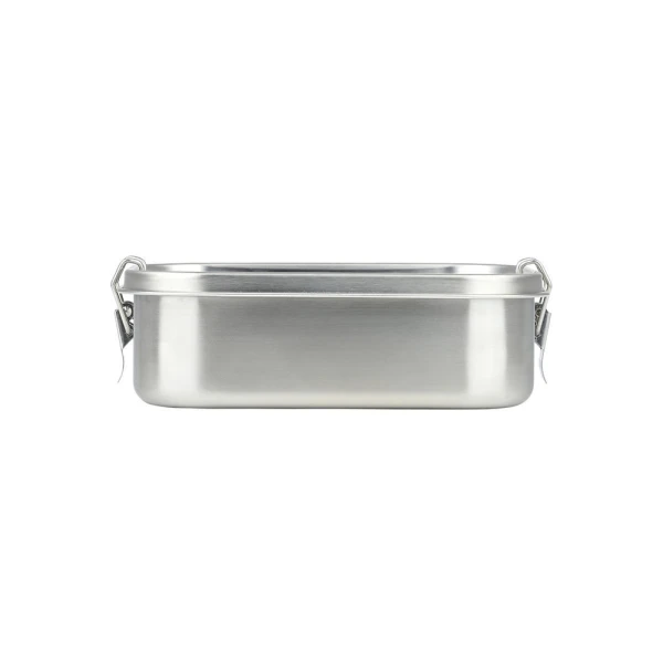 ESTIA HOME ARTS STAINLESS STEEL FOOD CONTAINER WITH DIVIDER 1200ML – BRUSHED