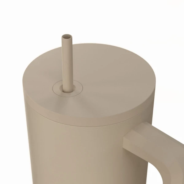 ESTIA HOME ART ΘΕΡΜΟΣ STRAW TUMBLER XL 900ml - DUNE