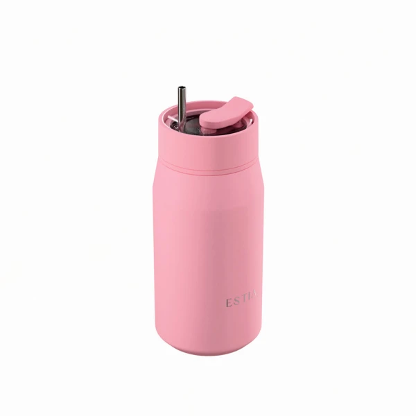 ESTIA HOME ART THERMOS LENS SAVE THE AEGEAN 360ml ROSE