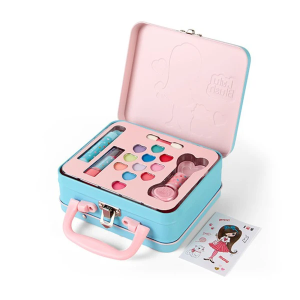  LULU BLUSH WATER BASED SET MAKEUP IN METAL CASE