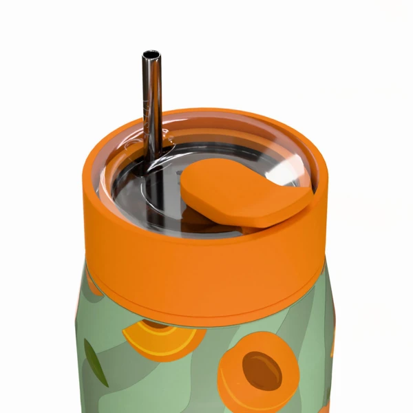 ESTIA HOME ART ΘΕΡΜΟΣ LENS SAVE THE AEGEAN 360ml PEACH GARDEN