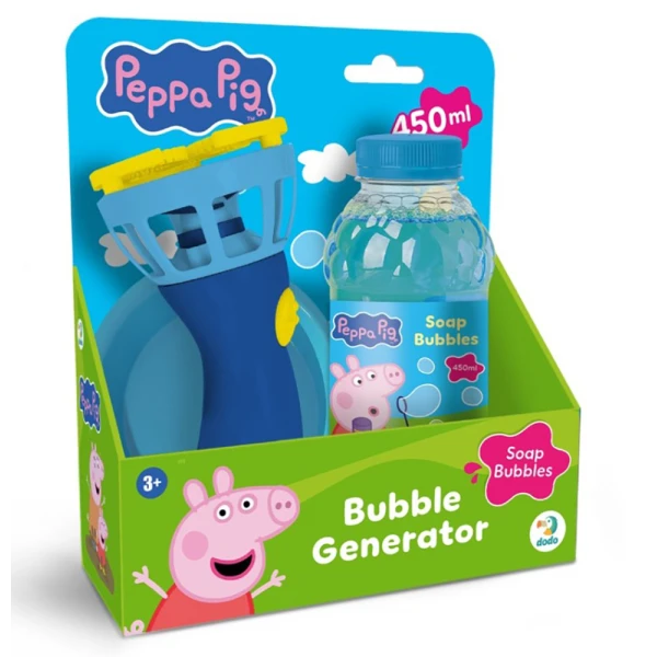 BUBBLE MACHINE 450ML - PEPPA PIG