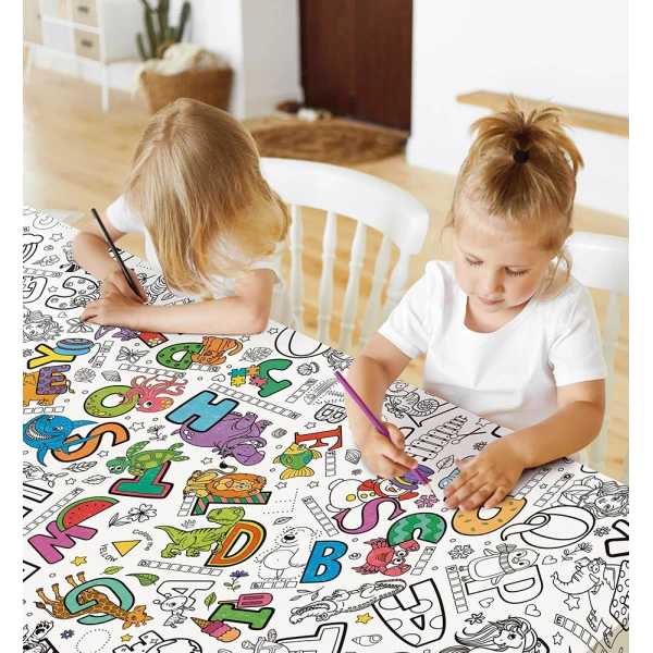 SPLAT PLANET ΓΙΓΑΝΤΙΟ ΤΡΑΠΕΖΟΜΑΝΤΗΛΟ ΖΩΓΡΑΦΙΚΗΣ 240X120 cm CLEVER