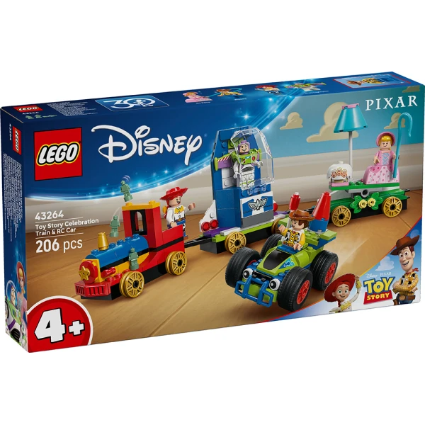 LEGO® DISNEY AND PIXARʼS ΕΟΡΤΑΣΤΙΚΟ ΤΡΕΝΟ & RC ΑΥΤΟΚΙΝΗΤΟ TOY STORY