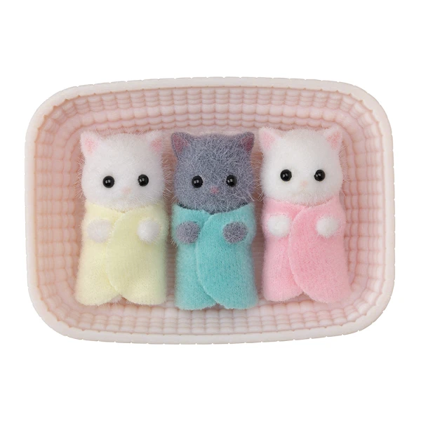 THE SYLVANIAN FAMILIES PERSIAN CAT TRIPLETS