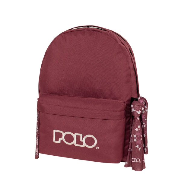 POLO 2026 BACKPACK ORIGINAL DOUBLE SCARF BORDEUX-ICE