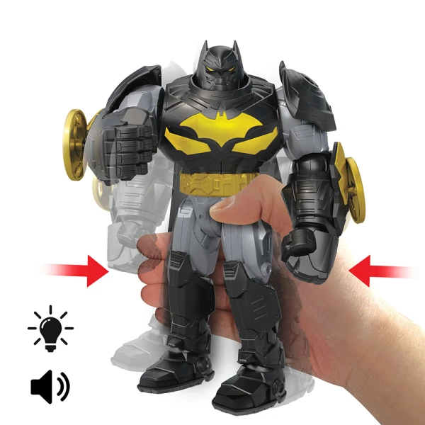 DC COMICS BATMAN 15 εκ. ΜΕ ΚΙΝΗΣΗ ΗΧΟΥΣ ΚΑΙ ΦΩΤΑ
