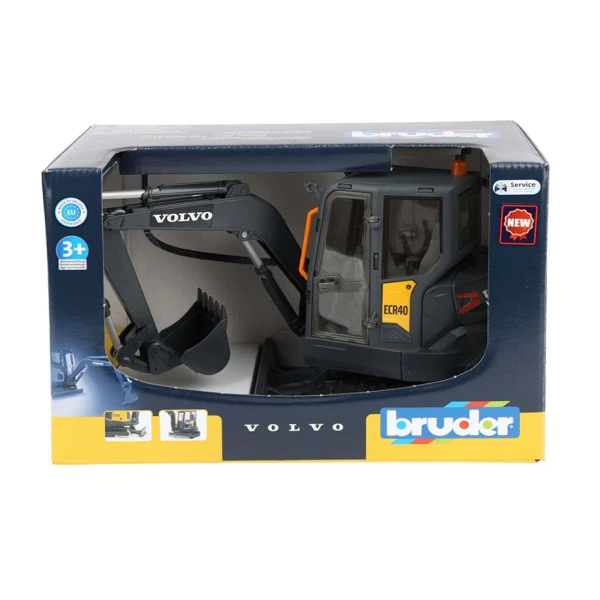 BRUDER VOLVO ECR40 MINI CRAWLER EXCAVATOR