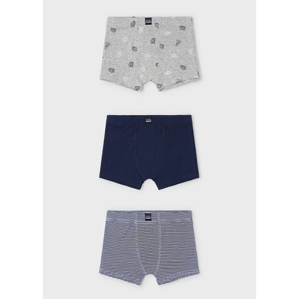 MAYORAL SET 3 BOXERS NAVY BLUE 