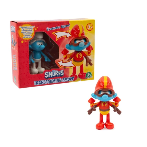 SMURFS - ΣΤΡΟΥΜΦΑΚΙΑ ΦΙΓΟΥΡΕΣ ΜΕΤΑΜΟΡΦΩΣΗΣ 10 εκ. - 3 ΣΧΕΔΙΑ